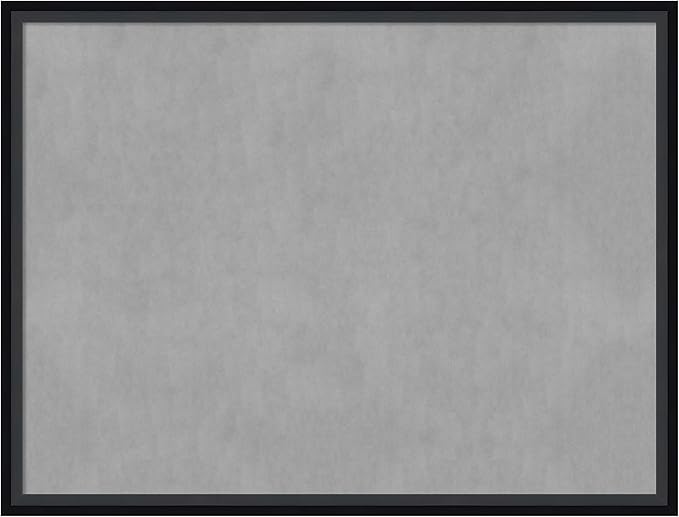 Amanti Art Black Framed Magnetic Board 19x25 Medium Vision Board for use with Magnets, 100% Metal Sheet to Display Items as Office Decor or for Home Organization in mudroom, Kitchen or Kids Room