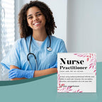 Nurse Practitioner Gifts for Women, Nurse Gifts Wood Box Sign, Appreciation Gifts for Nurse Coworker, Hospital Office Living Room Desk Cubicle Table Shelf Decor, Nurse Practitioner Week Gifts