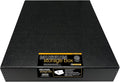 Lineco Museum Archival Storage Box, 16.75x20.75x3 in. Drop Front Design. Acid-Free with Metal Edge. Organize Photos, Pictures, Prints, Documents, Crafts, DIY. Black, 1 Pack