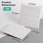Lunarthos Felt Wall Tiles,12 Pack 12"x12"x0.4" Cork Borad Tiles with Self Adehesive Backing，Soundproof Corkboards for Office Home School（Gray）