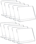 10 Pack Acrylic Mini Chalkboard Signs for Food, AITEE Clear Mini Tabletop Chalkboard Signs, Small Buffet Chalkboards Signs for Weddings, Birthday Parties, Message Board Signs, Buffet,Bakery and Retail
