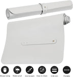 Boutilon Leather Desk Pad Protector,Non-Slip Mouse Pad,Laptop Desk Pad,Office Mouse Mat,Waterproof Leather Desk Blotter,Desk Writing Pad for Office and Home (S-White,24"x 14")