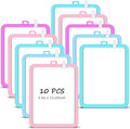 Outus 10 Pcs Dry Erase Mini White Boards Bulk 8.5 x 11'' Small Magnetic Whiteboard Double Sided Colored Writing Boards for Kids Students Locker Fridge(Macaron Color)