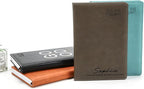 Custom Personalized 2026 A5 Planner - Customizable with Logo/Photo/Text | Soft PU Leather Cover, Monthly/Daily/Academic Weekly Pages & Calendar for School, Green
