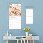 Graphique 2026 Foodie Adventures Wall Calendar | 12” x 12” | Thick Paper | Home & Office Organizer | Large Monthly Grid | 3 Languages & Marked Holidays | 4 Month Preview Page for 2027