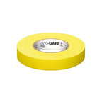 1" Pro Gaff Gaffers Tape 55 yards length yellow matte. Premium Heavy-Duty Gaffers Tape trusted by professional Gaffers. Made in the USA. Holds Tight, Easy to remove. (Pack of 48)