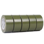 QILIMA 5-Pack Olive Green Duct Tape, Professional Grade Duct Tape for Photographers, Industrial, Professional Use, 2 Inch X 30 Yards