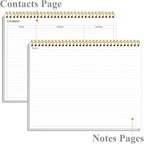Weekly Productivity Planner - 8.5" x 11" Dashboard Desk Notepad Has 6 Focus Areas to List Tasks for Goals, Projects, Clients, Academic or Meal-Organize Your Daily Work Efficiently, 54 Weeks, Grey