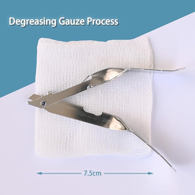 Skin Staple Removal Kit, Includes Staple Remover and Gauze Sponge, Steriled, Ideal for Hospitals and Clinics (1)