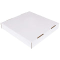 Box USA 40 or 50 Gallon Corrugated Cardboard Trash Can and Recycling Bin Lids (10-Pack) 18"L x 18"W x 3"H, White, Reusable and Disposable Garbage Lid for Parties and Outdoor Events