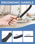 CLEANGOR Crevice Cleaning Brushes, Cleaner Scrub Brush Tool for Hard to Reach Tight Space, Home Essentials, Cleaning Supplies for Shower, Bathroom, Kitchen, Toilet, Window