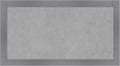 Amanti Art Grey Framed Magnetic Board 14x26 Small Vision Board for use with Magnets, 100% Metal Sheet to Display Items as Office Decor or for Home Organization in mudroom, Kitchen or Kids Room