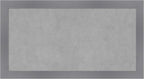 Amanti Art Grey Framed Magnetic Board 14x26 Small Vision Board for use with Magnets, 100% Metal Sheet to Display Items as Office Decor or for Home Organization in mudroom, Kitchen or Kids Room