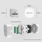 TRZLIFE Desk Vacuum Cleaner, Rechargeable and Durable Mini Desktop Vacuum with Bonus Accessories Desk Cleaner Sucks Tiny Items and Crumbs from Desktop Drawer Countertop Ideal as a Valentine's Day gift