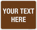 Custom Sign, Personalized Metal Signs, Customize for Business, Workplace, Home, Airbnb, Delivery Brown Signs, 24x30 Inches, 3M EGP Reflective .080 Aluminum, Fade Resistant, Made in USA by Sigo Signs