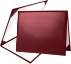Diploma Cover 8.5” x11” Diploma Holder of Graduation Leatherette Padded Certificate（Tent Style),40-Pack
