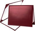 Diploma Cover 8.5” x11” Diploma Holder of Graduation Leatherette Padded Certificate（Tent Style