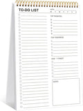 To Do List Notepad, 120 Pages 8.5x11" To Do List Notebook Undated Daily Planner Notepad with Task Checklist To Do and Note Organization