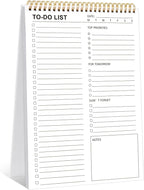 To Do List Notepad, 120 Pages 8.5x11" To Do List Notebook Undated Daily Planner Notepad with Task Checklist To Do and Note Organization