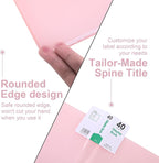 Phyxin 60-Pocket Portfolio Binder Organizer, Binder Sheet Protectors 8.5" x 11", Displaying 120 Page Plastic Folders for Documents, Document Organizer for Concert, Artwork, School & Office Use, 5 Pack