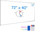 Dry Erase Board 72 x 40 Inch, Large Magnetic White Board for Wall, Maxtek Aluminum Frame Erase Board Presentation Wall-Mounted Marker Board with a Long Pen Tray for Classroom, Office & Home