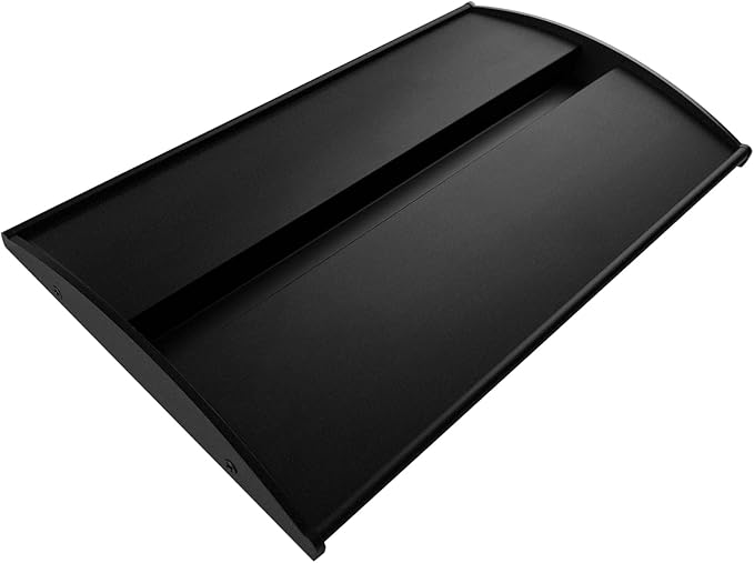 SINKAA Office Sign Holder for Door - Curved Mount Name Plate Holder Frame Display 10 x 6 Inches Sturdy Aluminum with Adhesive Tape , Plastic Film Included
