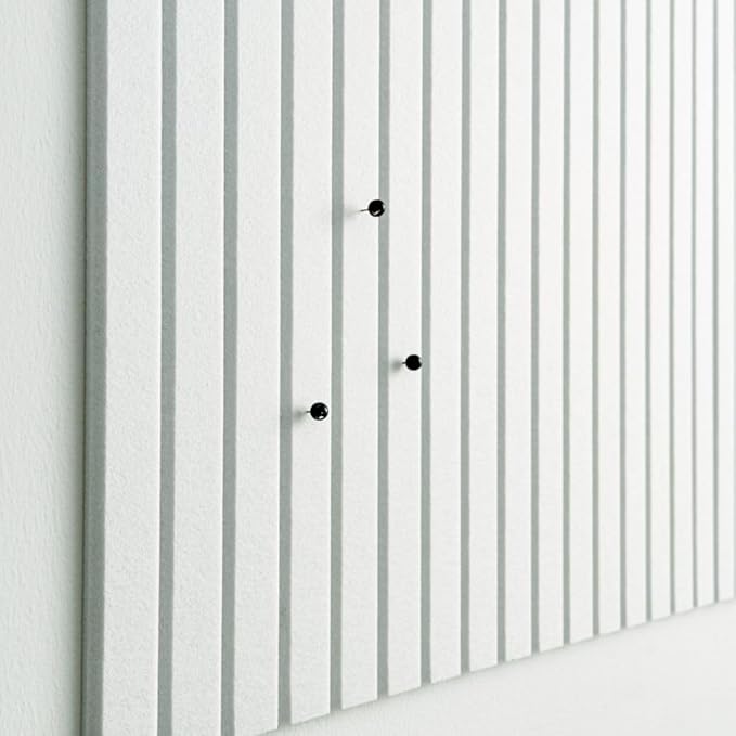 VIVELDA Large Bulletin Board 48x36- Office Wall Organizer, Replace Your Old Cork Boards for Walls for Office Decor -12-Pack Felt Wall Panels to Use in Home Office Decor, Classroom Decor (Milky White)
