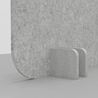 Escape 16" Freestanding Desk Divider | Eco-Friendly Acoustic Privacy Screen | Noise Reducing Desk Partition | 23" Wide | Black