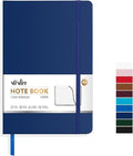 ViVin Lined Journal Notebooks for Work, 192 Pages, Medium 5.5 x 8.3 inch, College Ruled, A5 Hardcover Journaling Notebooks for Writing，1 Pack