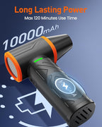 VOGMA V40 Compressed Air Duster-270000RPM 350G Super Power Electric Air Duster, 10000mAh Cordless Rechargeable Brushless Motor Snow Blower, Stepless-Adjustable Air Blower for PC, Keyboard, Home, Car
