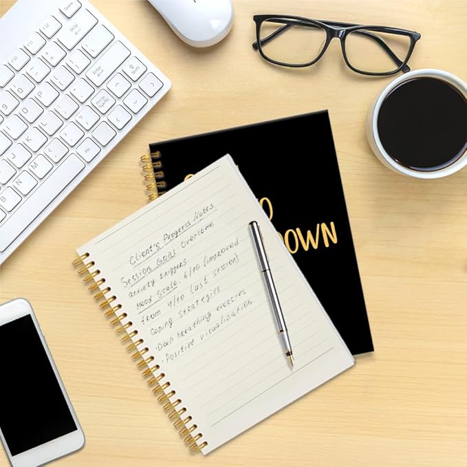 Mhfpl I Need To Write Down Because I Am Old Black Golden Spiral Blank Notebook, Funny Notebook Gifts for Women Men Seniors, Retirement Gifts for Grandpa Grandma, Gag Present for Boss Coworker Colleague