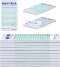Methdic Guest Checks Server Note Pads 500 Orders Waitress Notepad for Restaurants (10 Books)