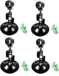 Laser Module Bracket 360-Degree Adjustable Positioning Bracket 16mm (4-Pack, Black Alumina)