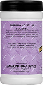 Magic Heavy Duty Cleaning Wipes - Single Sided Hand & Surface Shop Towels | Professional-grade Cleaning | Waterless | Moisturizing | Cleans Grease, Oil, Dirt, & more (3 Pack | 75 Sheets Total)