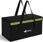 FLASLD Large Fireproof Document Bags, 24x12x12” Waterproof Storage Firesafe Bag, Fireproof Folder Safe Box for Cash, Valuables & Passport, Silicone Coating & Zipper Closure