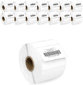 HOUSELABELS 2.25" x 1.25" Address Labels on 1" Core Compatible with Zebra and Rollo Printers, 15 Rolls / 1,000 Labels per Roll