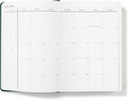 Wykeham's Executive 2026 Daily Journal Planner – US Public Holidays & Format – Customization Available (Personalized Racing Green, 8.5"×5.5")