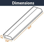 18 inch Hardwired Under Cabinet Lights, 2 Color Settings - 3000K (Soft White) and 4000K (Cool White), Under Cabinet Lighting, Dimmable Under Counter Lights, Under-Counter Light Fixtures