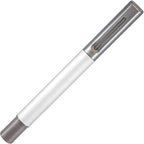 Monteverde USA Ritma Fountain Pen in Silver – Broad Nib, Bold JoWo Stainless Steel, Refillable Ink Cartridge/Converter – Ideal for Executives & Artists
