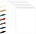 100 Sheets White Cardstock 8.5 x 11 Certificate Paper, 92lb Heavyweight Card Stock Printer Paper for DIY Cards Making, School Crafting, Memus, Business Cards, Wedding Invitations