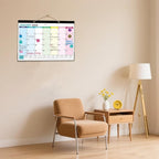 Desk Calendar 2026, With 3 sticker, 18 Month Wall Calendar Running to June 2027-17" x 12" Desktop/Wall Monthly Calendar for Homes, School & Office