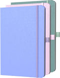 ONAVIA A5 Lined Journal Notebook, 7mm College Ruled Notepad, Journaling for Writing, Work, School, Travel and Note Taking, Hardcover 160 Pages (80 Sheets) 5.79 x 8.3 inches, 3 Pack Multicolored