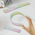 4 Pcs Flexible Ruler, Cute Bendable Flexible for Kids 15 30 Cm