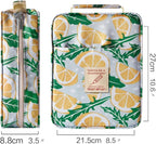 qianshan Pencil Case Holder Slot - Holds 202 Colored Pencils or 136 Gel Pens with Zipper Closure - Large Capacity Pen Organizer for Watercolor Pens or Markers - Perfect for Artist Grey Lemon