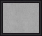 Amanti Art Black Framed Magnetic Board 23x27 Medium Vision Board for use with Magnets, 100% Metal Sheet to Display Items as Office Decor or for Home Organization in mudroom, Kitchen or Kids Room