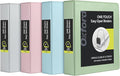 Oxford 3 Ring Binders, 2 inch ONE-Touch Easy Open D Rings, 3-Sided View Binder Covers, Binders for School, Xtralife Hinge, Non-Stick, PVC-Free, Natural Pastel, 530-Sheet Capacity, 4 Pack (79923)