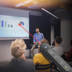 Presentation Clicker PowerPoint Clicker with Red Light, Wireless Presenter Remote Slide Clicker for Powerpoint Presentations for Mac, Keynote, Computer, Laptop