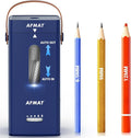 AFMAT Electric Pencil Sharpener, Fully Automatic Pencil Sharpener, Auto in & Out, Rechargeable Hands-Free Sharpeners for Jumbo & Colored Pencils (6.5-12mm), Portable for Home/Classroom/Office PSC6