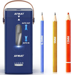 AFMAT Electric Pencil Sharpener, Fully Automatic Pencil Sharpener, Auto in & Out, Rechargeable Hands-Free Sharpeners for Jumbo & Colored Pencils (6.5-12mm), Portable for Home/Classroom/Office PSC6
