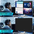 Mao Yeye 24 Inch Privacy Screen for 16:9 Widescreen Monitor, Eye Protection Anti Glare Blue Light Computer Monitor Privacy Filter